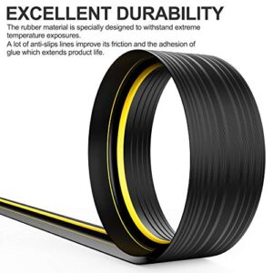 Universal Garage Door Threshold Seal, West Bay DIY Weather Stripping Bottom Rubber 20 Feet Length Totally(sealant not Included) Father's Day Christmas Gifts