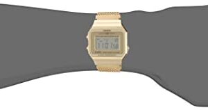 Casio Men's A700WMG-9AVT Digital Vintage Collection Watch Gold