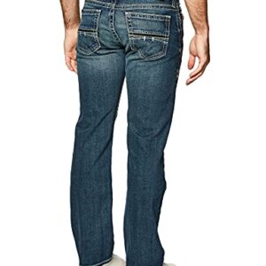 Ariat Male M7 Rocker Stretch Coltrane Stackable Straight Leg Jean Silverton 40W x 32L