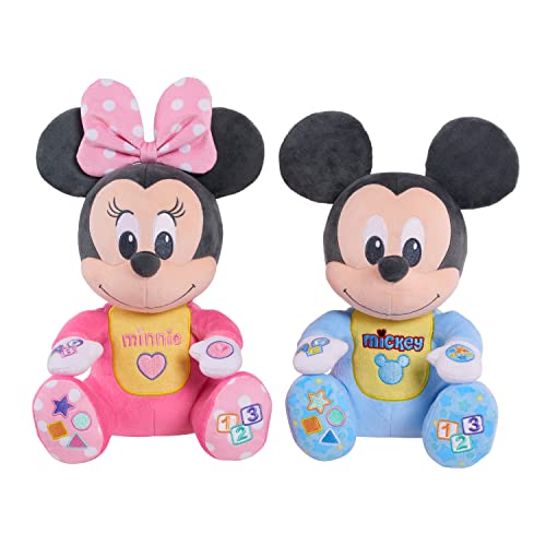 Disney Baby Musical Discovery Plush Minnie Mouse, Officially Licensed Kids Toys for Ages 06Month by Just Play