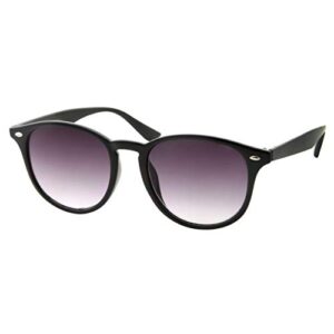 grinderpunch full lens reading sunglasses | classic outdoor reader glasses | men and women (black, 2.50)