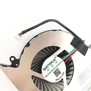 QUETTERLEE Replacement New Laptop GPU Cooling Fan for MSI GE75 GP75 GL75 WE75 MS-17E7 MS-17E5 MS-17E4 MS-17E2 Series Fan PAAD06015SL N414 Fan