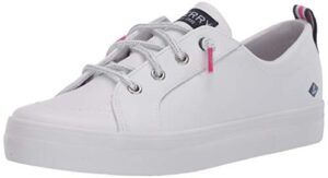 sperry crest vibe sneaker, white, 6 us unisex big kid