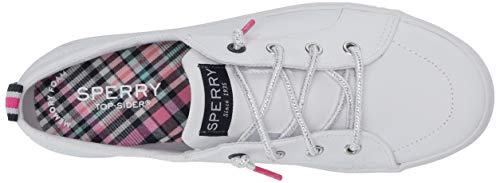 Sperry Crest Vibe Sneaker, White, 6 US Unisex Big Kid