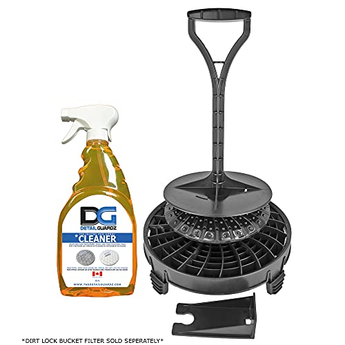 The Detail Guardz - Dirt Lock Pad Washer System Attachment with Spray Cleaner (Black)