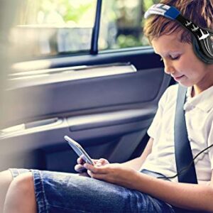 eKids Star Wars Ep 9 Kids Headphones, Adjustable Headband, Stereo Sound, 3.5Mm Jack, Wired Headphones for Kids, Volume Control, Foldable, Childrens Headphones Over Ear for School Home Travel (140)