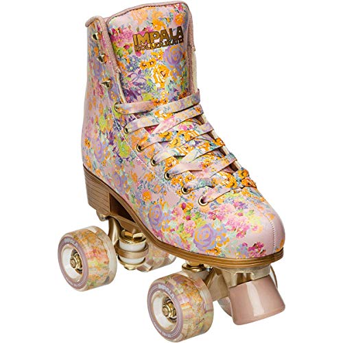 Impala Rollerskates Girl's Impala Quad Skate (Big Kid/Adult) Cynthia Rowley Floral 6 (US Men's 4, Women's 6) M