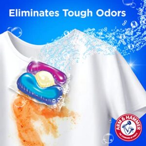 Arm & Hammer Plus OxiClean With Odor Blasters Laundry Detergent 5-IN-1 Power Paks, 42CT (Packaging may vary)