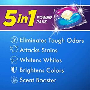 Arm & Hammer Plus OxiClean With Odor Blasters Laundry Detergent 5-IN-1 Power Paks, 42CT (Packaging may vary)