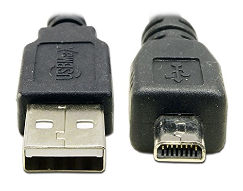 Master Cables Replacement USB Cable Cord for Olympus FE-25 FE-26 FE-240 FE-250 FE-280 FE-290 FE-300 PSU