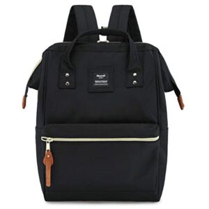himawari laptop backpack travel backpack with usb charging port large diaper bag doctor bag school backpack for women&men (9001-black)