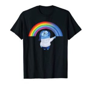 disney pixar inside out sadness rainbow t-shirt t-shirt