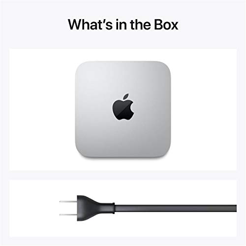 Apple Mac Mini Desktop Computer, M1 Chip with 8-Core CPU and 8-Core GPU, 16GB Memory, 1TB SSD, Gigabit Ethernet, Late 2020