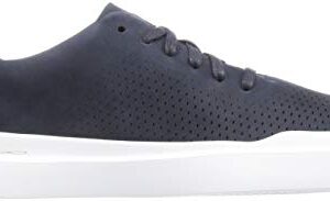 Cole Haan Men's Grandpro Rally Laser Perf Sneaker, Navy Ink Nubuck, 10