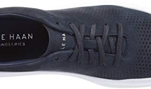 Cole Haan Men's Grandpro Rally Laser Perf Sneaker, Navy Ink Nubuck, 10