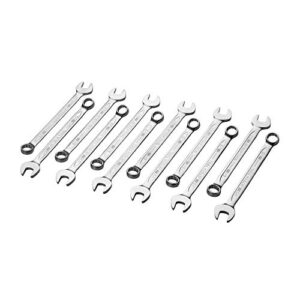 jetech 1/2 inch combination wrench (12 pack) - durable sae inch cr-v steel high strength spanner in sand blasted finish