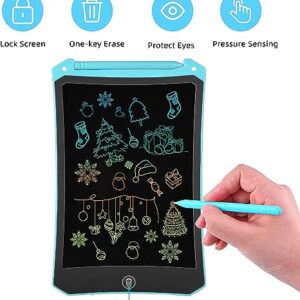 LCD Writing Tablet, 8.5 Inch Colorful Doodle Board Electronic Doodle Pad, Drawing Board Drawing Tablets for Kids, Educational Toys Birthday Gifts for Girls Boys Age 3-8 (Blue)