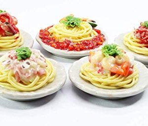 ThaiHonest Mixed 5 Assorted Spaghetti Dollhouse Miniature Food,Tiny Food