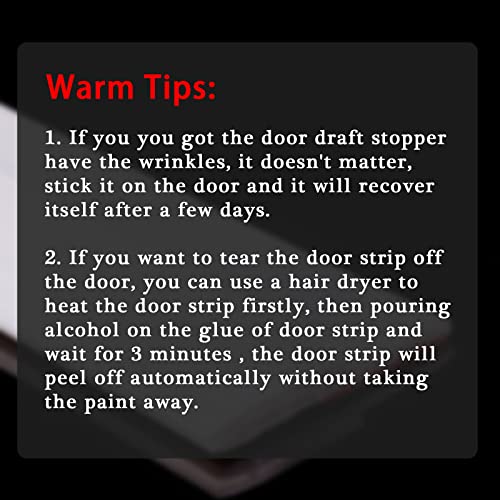 [New Upgrade] Huge Gap Door Draft Stopper, 3-2/5"W Widened Door Sweep Seal Gap Up to 1-4/5" for Interior & Exterior Doors - Keeping Draft, Noise, Dust and Unwanted Animals Out,3-2/5"W x 39" L,Grey