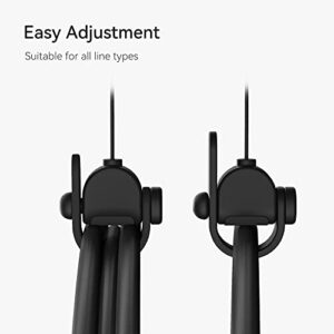 [Pro Version] KIWI design VR Cable Management, 6 Packs Pulley System fits Quest/Rift S/Valve Index/HTC Vive/Vive Pro/HP Reverb G2/PSVR/PS VR2 Accessories, Compatible with Quest 2 Link