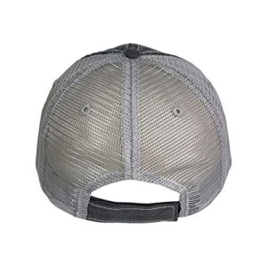 Dirty Thirty Distressed Trucker Hat - Embroidered Baseball Hat (Black/Gray)