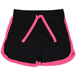 kids girls shorts 100% cotton dance gym sports summer hot short pants 5-13 years