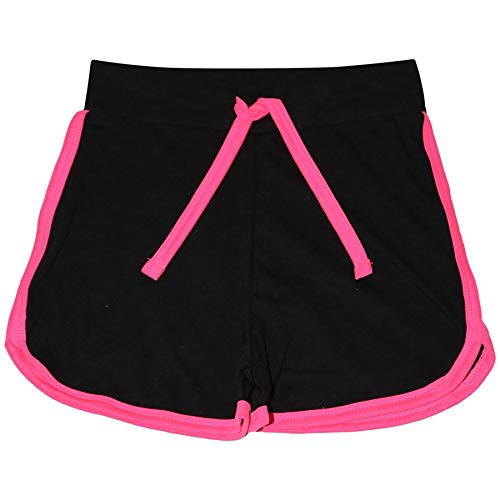 Kids Girls Shorts 100% Cotton Dance Gym Sports Summer Hot Short Pants 5-13 Years