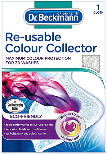 Dr. Beckmann Re-usable Colour Collector Cloth | Eco-friendly colour protection for up to 30 washes | Reusable cloth | 1 pack = 1 cloth