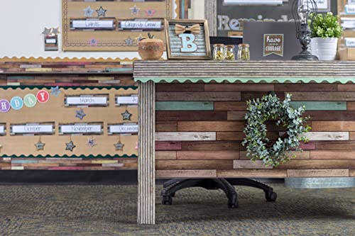 Teacher Created Resources Mint Green Scalloped Rolled Border Trim - 50ft - Decorate Bulletin Boards, Walls, Desks, Windows, Doors, Lockers, Schools, Classrooms, Homeschool & Offices