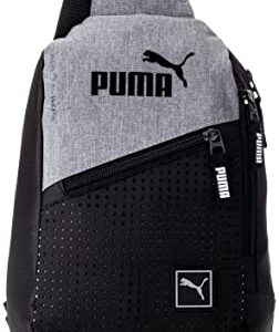 PUMA EVERCAT SIDEWALL SLING BACKPACK, One Size, Heather Grey