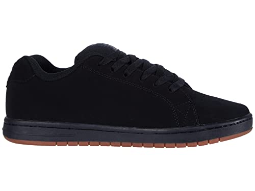 DC Gaveler Casual Low Top Skate Shoes Sneakers Black/Gum 11 D (M)