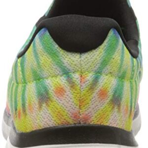 Skechers Women's Summits-Looking Groovy Sneaker, Black/Multi, 8.5 M US