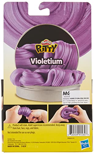 Play-Doh Putty Violetium Purple Putty for Kids 3 Years & Up, 3.2 oz Tin