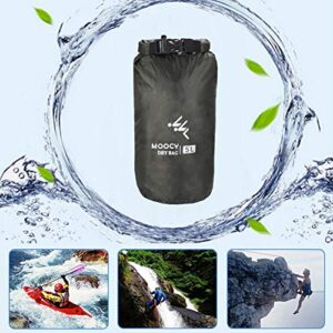 Coherny 5L/20L/50L Waterproof Dry Bag Roll Top Sack Kayaking Rafting Boating Swimming Dry Organizer Beach Fishing Storage Bag Outdoor Canoe Kayak Rafting Drifting Bag (50L - Dark Green)