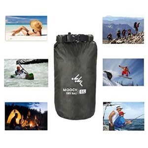 Coherny 5L/20L/50L Waterproof Dry Bag Roll Top Sack Kayaking Rafting Boating Swimming Dry Organizer Beach Fishing Storage Bag Outdoor Canoe Kayak Rafting Drifting Bag (50L - Dark Green)