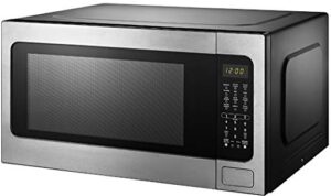 black+decker em262amy-phb 2.2 cu. ft. microwave with sensor cooking, stainless steel