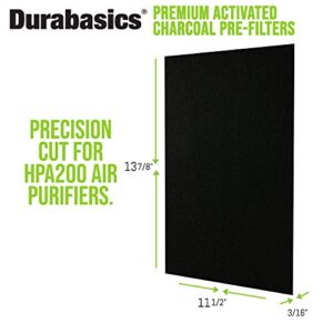 Durabasics 8 Pack Replacement Prefilter for Honeywell HPA200 | Carbon Pre Filter Replacements for Honeywell Prefilter A, Honeywell Air Filter A, HRF AP1, HRF-A200, and HPA200 Honeywell Filters