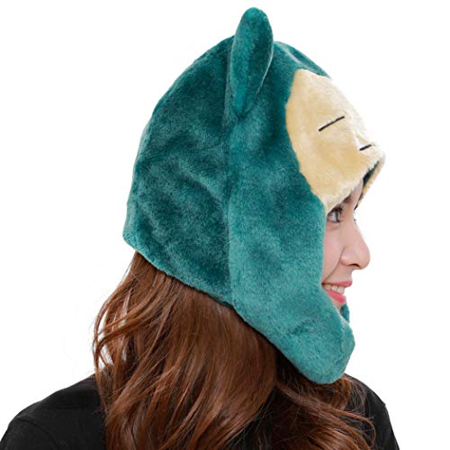 SAZAC Kigurumi Hat - Pokemon - Snorlax - Cozy Costume Beanie Cap - Adult Size