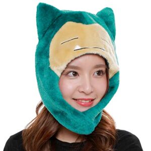 SAZAC Kigurumi Hat - Pokemon - Snorlax - Cozy Costume Beanie Cap - Adult Size