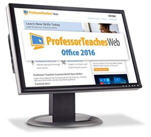 professor teaches web - office 2016 - annual subscription [pc online code]
