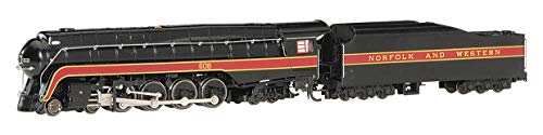 Bachmann Trains - Norfolk & Western Class J 4-8-4 DCC Sound Value Equipped Steam Locomotive - N&W #608 - N Scale (53252)