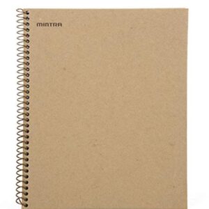 Mintra 100% Recycled Notebooks (Letter Size (8.5in x 11in), Plain Cover 3pk)