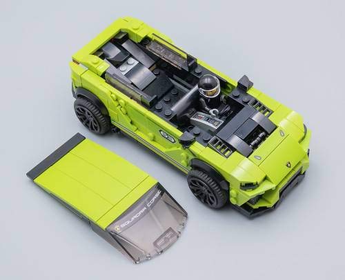 LEGO Speed Champions Lamborghini Urus ST-X and Lamborghini Huracán Super Trofeo EVO 76899 Building Kit (663 Pieces)