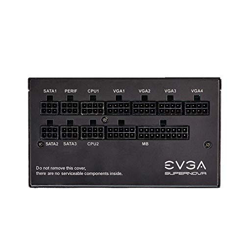 EVGA 220-G5-0850-X1 Super Nova 850 G5, 80 Plus Gold 850W, Fully Modular, ECO Mode with Fdb Fan, 10 Year Warranty, Compact 150mm Size, Power Supply