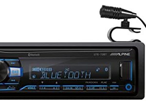 ALPINE UTE-73BT Digital Media Advanced Bluetooth Car Receiver w/AUX/USB+Remote