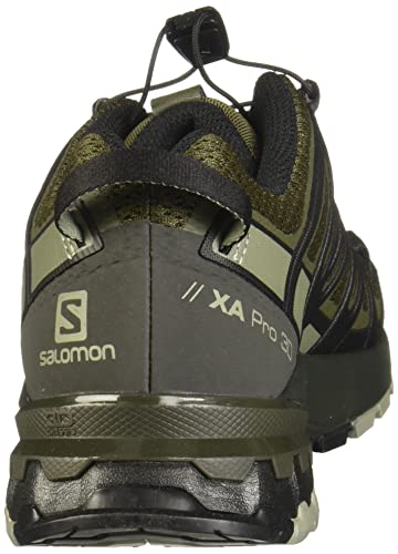 Salomon XA PRO 3D v8 Trail Running Shoes for Men, Grape Leaf/Peat/Shadow, 10.5