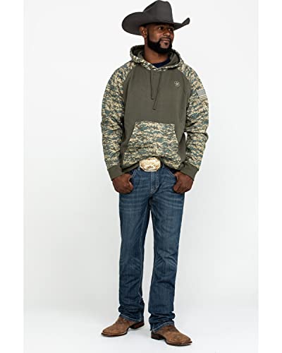 Ariat Male Patriot Hoodie Sage Camo X-Large