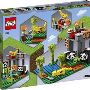 LEGO Minecraft The Panda Nursery 21158 Construction Toy for Kids, Great Gift for Fans of Minecraft and Pandas (204 Pieces)