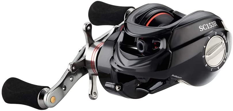 Fishdrops Baitcaster Reel 7.5 oz Light Weight & Smooth, 12.12LB Drag Magnetic Brake Baitcasting Reels, Gear Ratio 7.0:1 Affordable Low Profile Freshwater Bait Caster Fishing Reel