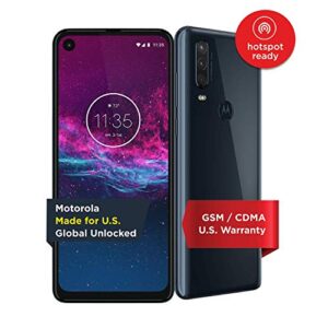 Motorola One Action | Unlocked | Made for US by Motorola | 4/128GB | 16MP Camera | Denim